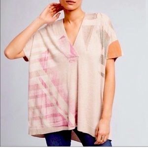 Anthropologie Moth Los Pocitas Poncho sweater